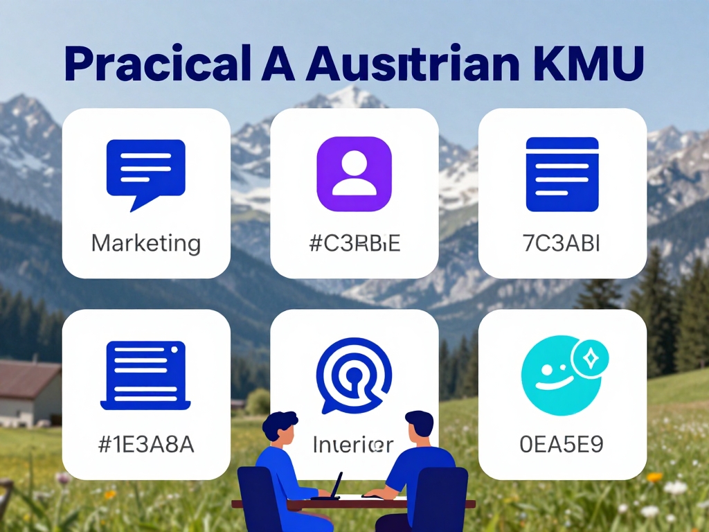 KI für KMU Österreich Illustration